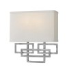 Aplique de parede design moderno abat-jour em tecido Lanza Oferta