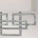 Aplique de parede design moderno abat-jour em tecido Lanza Descontos