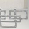 Aplique de parede design moderno abat-jour em tecido Lanza Descontos
