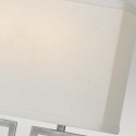 Aplique de parede design moderno abat-jour em tecido Lanza Estoque