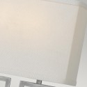 Luminária de parede moderna com abajur de tecido Lanza Estoque