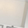 Aplique de parede design moderno abat-jour em tecido Lanza Estoque