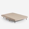 Sofá-cama sala de estar 2 lugares estilo escandinavo tecido Elettra 