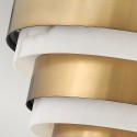 Plafoniera lampada da soffitto design moderno bianco dorato Echelon
Luminária de teto de design moderno branco dourado Echelon O