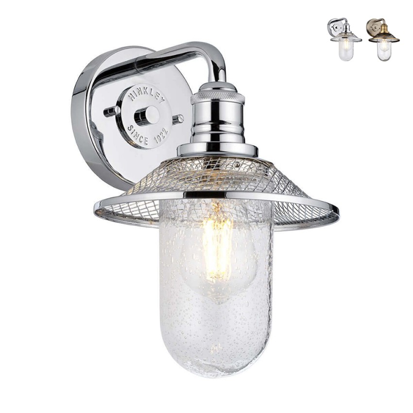 Aplique de parede vintage industrial em metal 1 luz Rigby Promoção