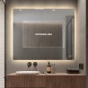 Espelho banheiro 130x80cm design retroiluminado luzes led Strokkur XXL Oferta
