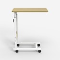 Mesa para sofá/cama 40x60cm altura ajustável 4 rodas Endy 