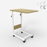 Mesa para sofá/cama 40x60cm altura ajustável 4 rodas Endy Saldos