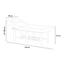 Mesa de massagens de relaxamento centro de estética profissional Welly Custo