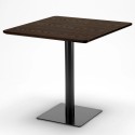 Conjunto de mesa e 4 cadeiras empilháveis p​/Bar Restaurante 90x90 Prince 