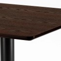 Conjunto de mesa e 4 cadeiras empilháveis p​/Bar Restaurante 90x90 Prince 