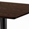 Conjunto de mesa e 4 cadeiras empilháveis p​/Bar Restaurante 90x90 Prince 