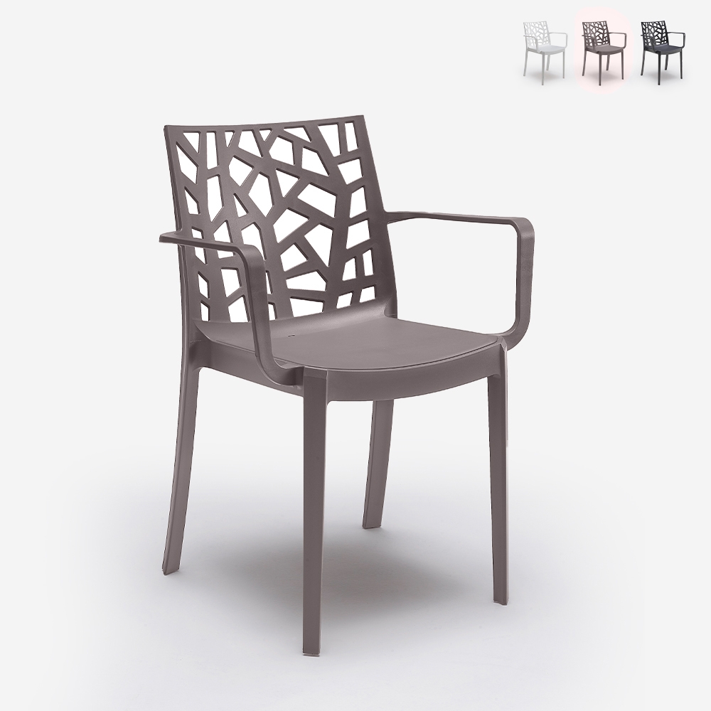 Stock 23 cadeiras p/Jardim Terraço Esplanada c/Apoios de braços Matrix