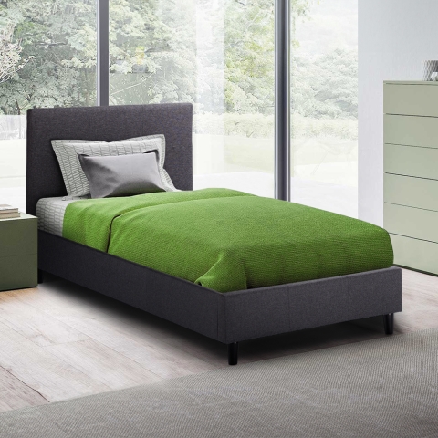 Cama de Solteiro Confortável Madeira 80x190 Lausanne twin Promoção