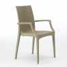 20 Cadeiras c/Apoio de braços p/Bar ou jardim Exterior e Interior Bistrot Arm  Oferta