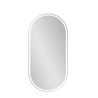 Espelho de casa de banho design oval retroiluminado com antienbaciamento Refur XL Venda