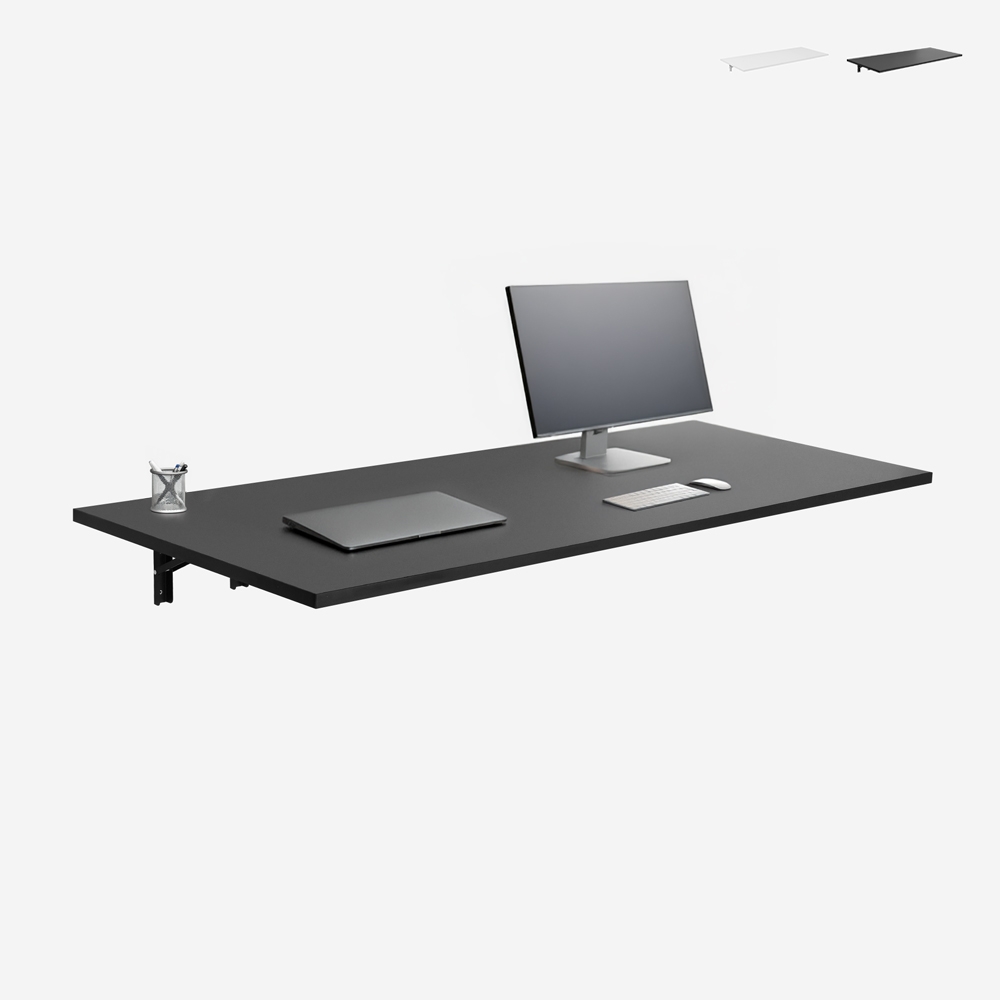 Mesa de Escritório Dobrável de Parede 140x60cm Jeremy+