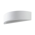 Candeeiro de parede moderno minimalista em gesso branco 30cm Tony Promoção