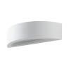 Candeeiro de parede moderno minimalista em gesso branco 30cm Tony Promoção