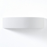 Candeeiro de parede moderno minimalista em gesso branco 30cm Tony Saldos