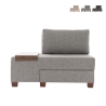 Chaise longue cama dobrável em linho Betty Left lado esquerdo Venda