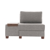 Chaise longue cama dobrável em linho Betty Left lado esquerdo Preço