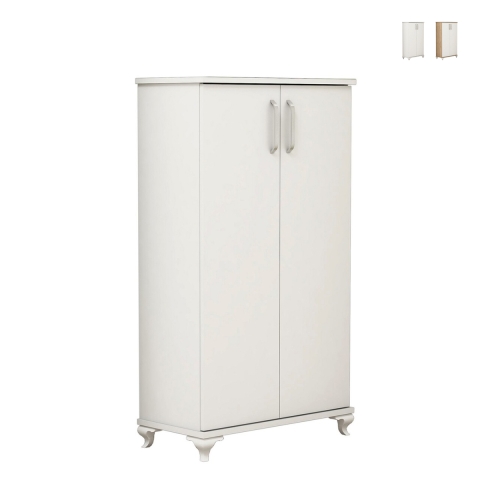 Sapateira guarda-roupa de entrada 2 portas e 6 compartimentos multiuso Ari Promoção