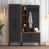 Móvel de entrada com guarda-roupa, cabideiro e sapateira 150x200cm Viyana L Oferta