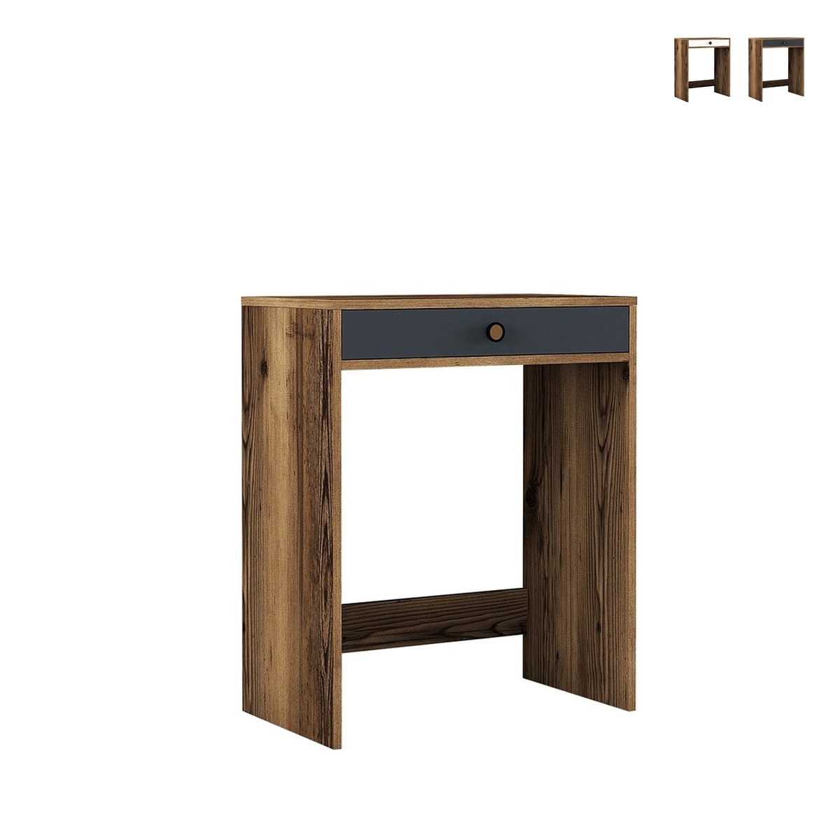 Toucador de maquilhagem com gaveta e 15 compartimentos 70x40cm Lizbon