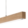 Candeeiro Suspenso LED em Madeira Clara e Metal Badia-S Catálogo