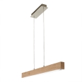 Candeeiro Suspenso LED em Madeira Clara e Metal Badia-S Promoção
