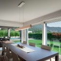 Candeeiro Suspenso LED em Madeira Clara e Metal Badia-S Venda