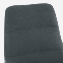 Poltrona de relaxamento ergonómica em tecido cinza com apoio para os pés Asher Descontos