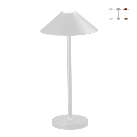 Lâmpada de mesa sem fios portátil touch interior/exterior Moon Promoção
