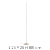 Lâmpada de Chão Dimmerável LED em Metal H165cm Genius T Descontos