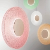 Candeeiro de suspensão LED Ø45cm com vidro granulado Candy Descontos