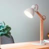 Lâmpada de mesa moderna em madeira design nórdico Sveva-T Oferta