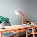 Lâmpada de mesa moderna em madeira design nórdico Sveva-T Venda