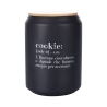 Frasco preto para bolachas com tampa de bambu 1,6L Victionary G Promoção