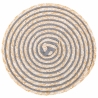 Conjunto de 6 individuais redondos em palha entrançada Ø38cm Spiral Stone Venda