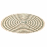 Conjunto de 6 individuais redondos em palha entrançada Ø38cm Spiral Stone Preço