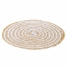 Conjunto de 6 individuais redondos em palha entrançada Ø38cm Spiral Stone Custo