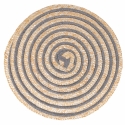 Conjunto de 4 bases redondas em palha entrançada Ø38cm Spiral Venda