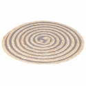 Conjunto de 4 bases redondas em palha entrançada Ø38cm Spiral Estoque