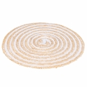 Conjunto de 4 bases redondas em palha entrançada Ø38cm Spiral Modelo