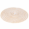 Conjunto de 4 bases redondas em palha entrançada Ø38cm Spiral Modelo