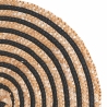 Conjunto de 4 bases redondas em palha entrançada Ø38cm Spiral Características