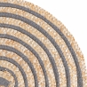 Conjunto de 4 bases redondas em palha entrançada Ø38cm Spiral Medidas