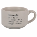 Conjunto de 6 chávenas de café em porcelana 90ml com suporte Victionary Week Venda