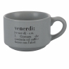 Conjunto de 6 chávenas de café em porcelana 90ml com suporte Victionary Week Catálogo